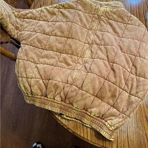 Zenana Outfitters Mustard Quilted Jacket